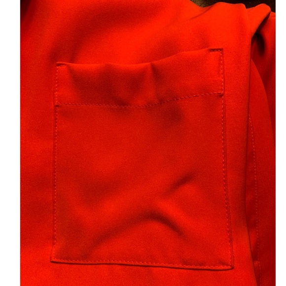 Ava Red Boxy Blazer - Picture 6 of 8